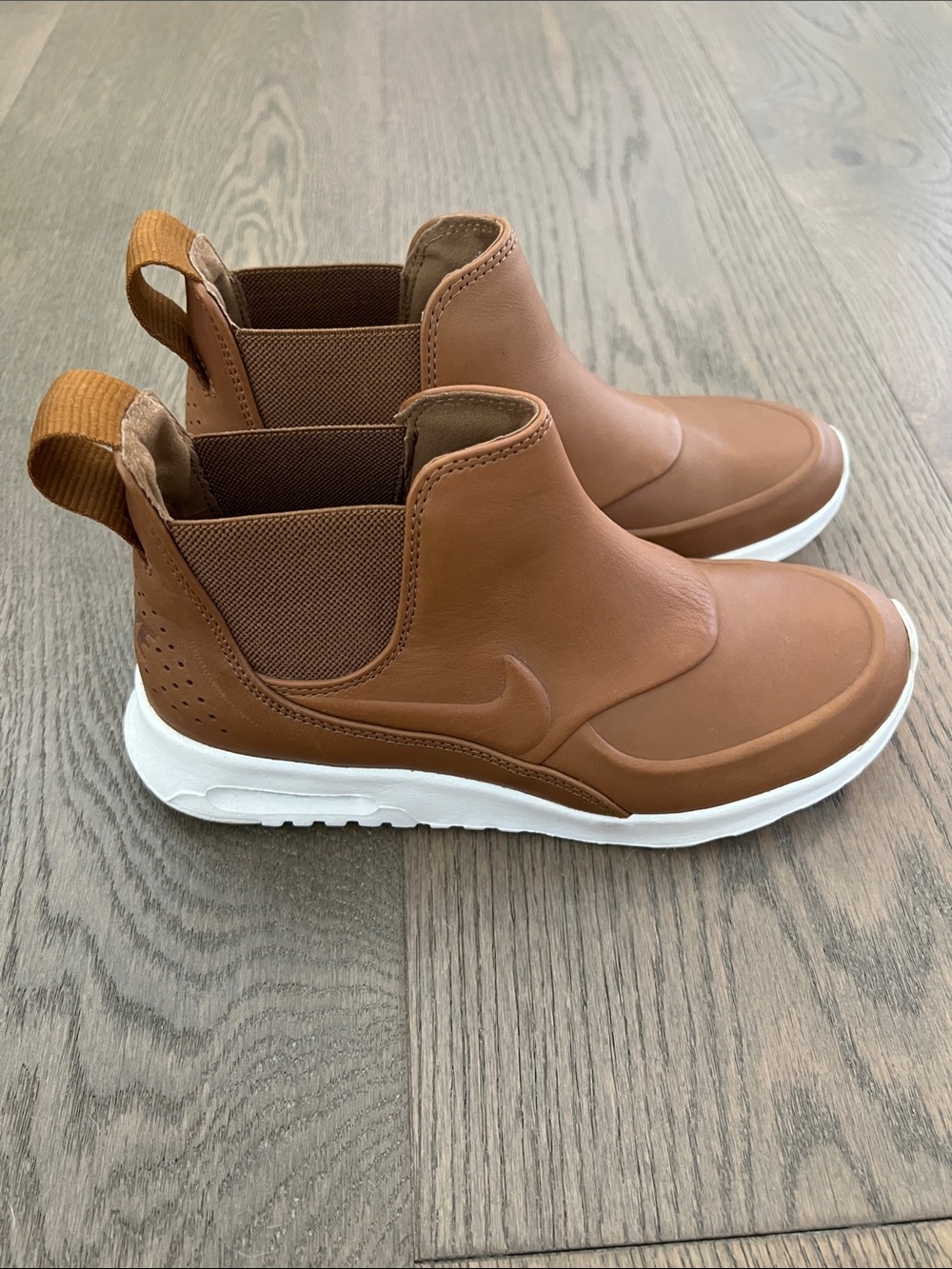 Nike Leather Slip-On Sneakers/Boots- Women’s